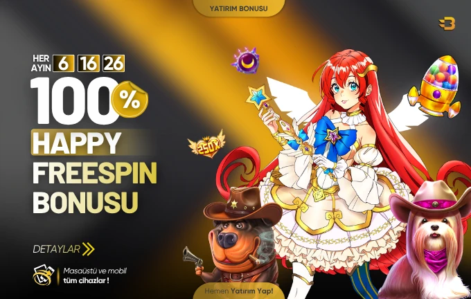 %100 Happy Freespin Bonusu – Bayspin 2026