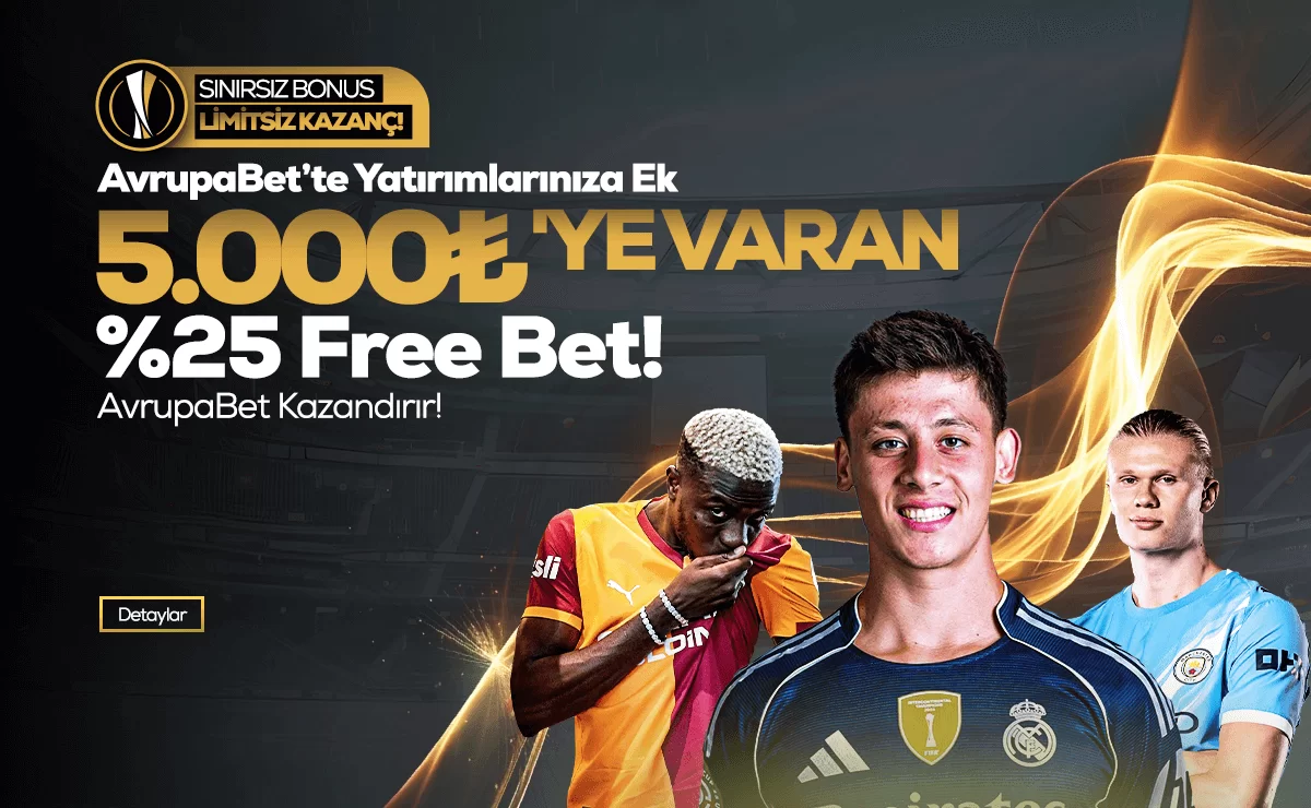 Avrupabet %25 Spor Yatırım Bonusu (Freebet) – Avrupabet 2026
